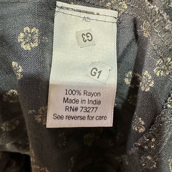 NWT women’s Sonoma 3/4 sleeve button front dress SZ Small - Picture 9 of 10